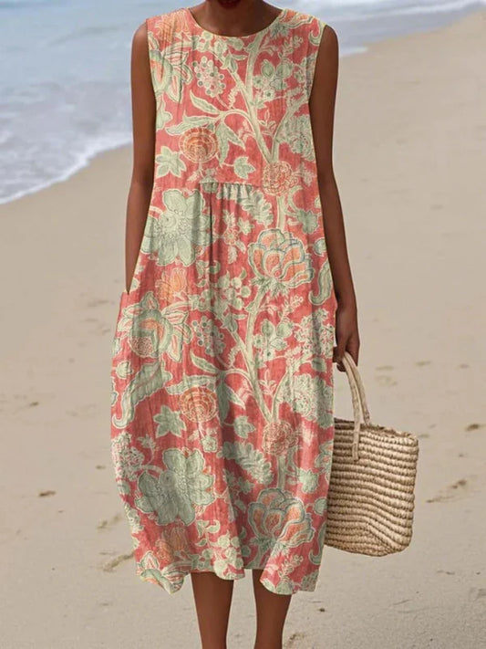 June™ | Vintage Paisley Midi Dress