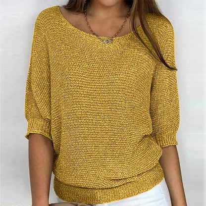 Venetia | Lightweight Summer Top with Three-Quarter Sleeves