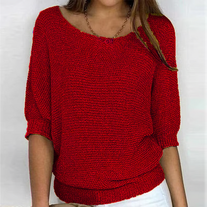 Venetia | Lightweight Summer Top with Three-Quarter Sleeves